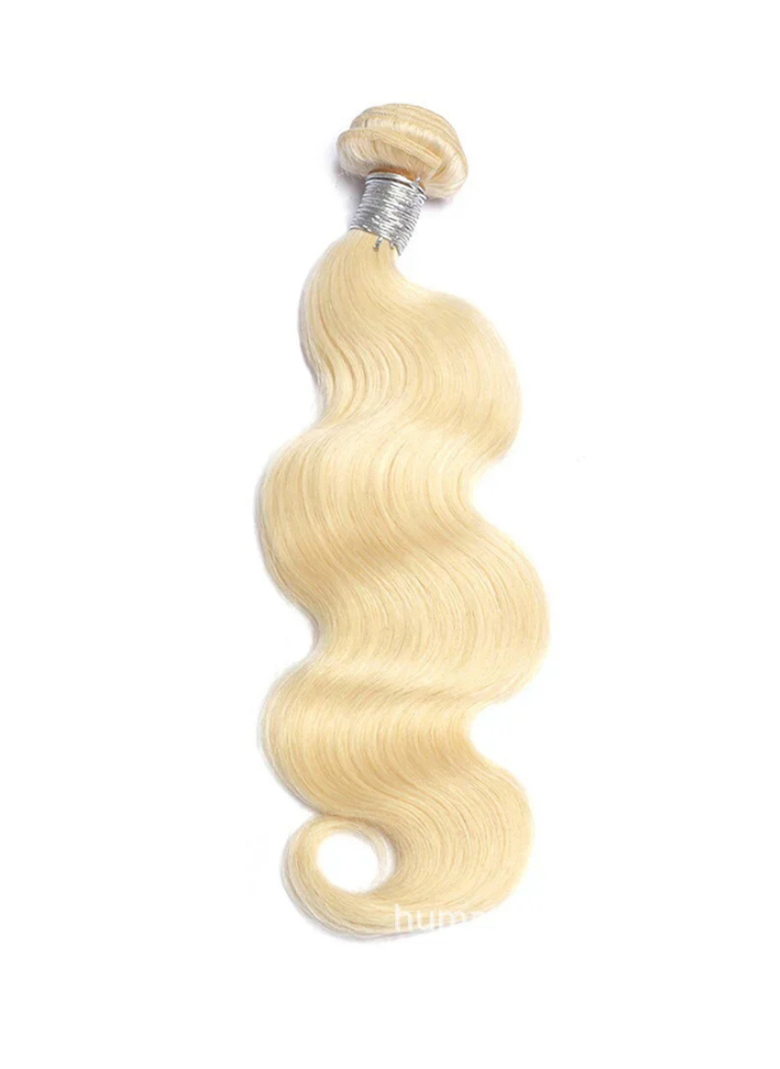 9A Malaysian Body Wave Human Hair Extension Platinum Blonde 9A Malaysian Body Wave Human Hair Extension Platinum Blonde