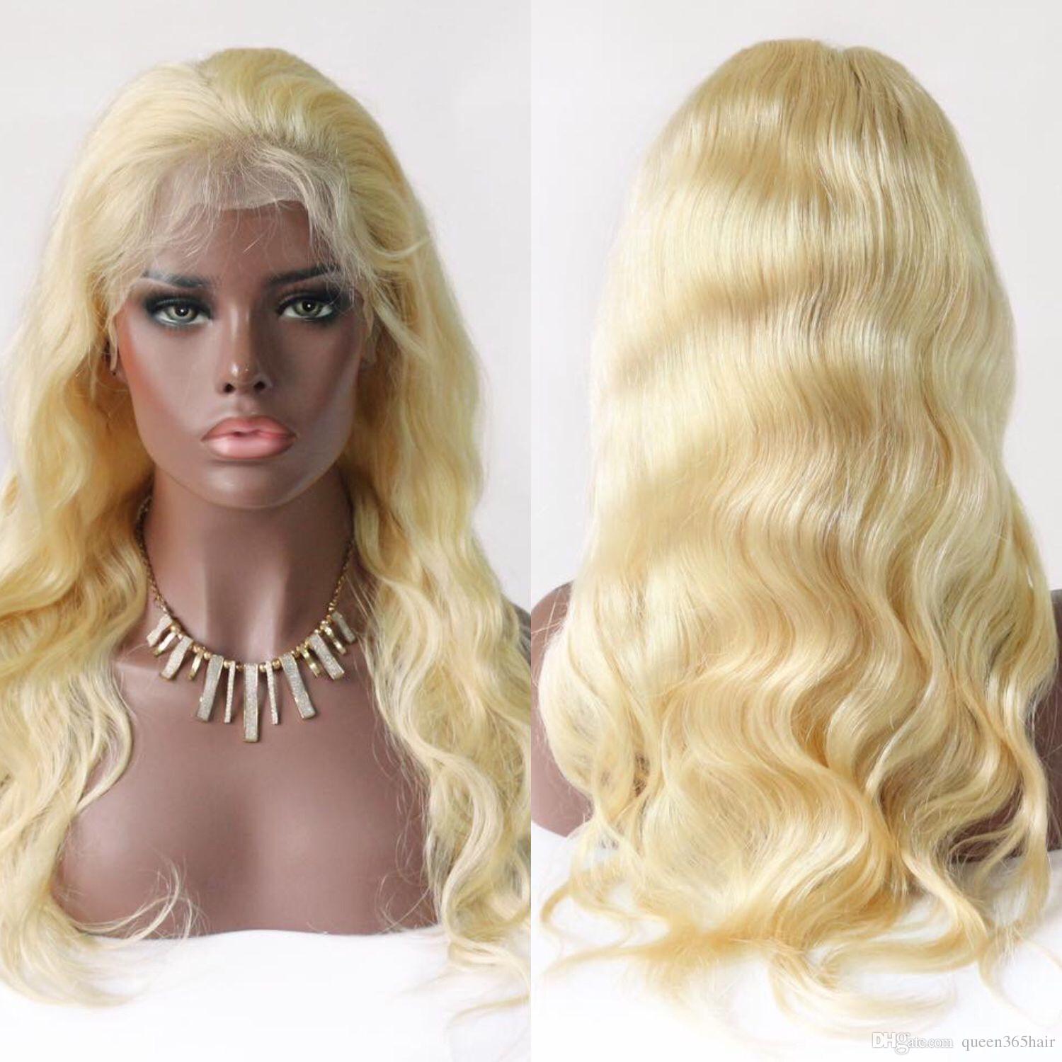 #613 Blonde 13x4 HD Lace Front Wigs-Body Wave Human Hair Blonde Wigs #613 Blonde 13x4 HD Lace Front Wigs-Body Wave Human Hair Blonde Wigs - 20inch