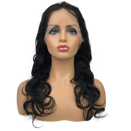 Transparent 9A Malaysian Body Wave Lace Frontal Human Hair Wig