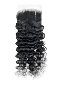 Burmese Curly Lace Closure 4"x4"